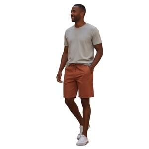 Caribbean Joe Men's Shorts Brown Size XL